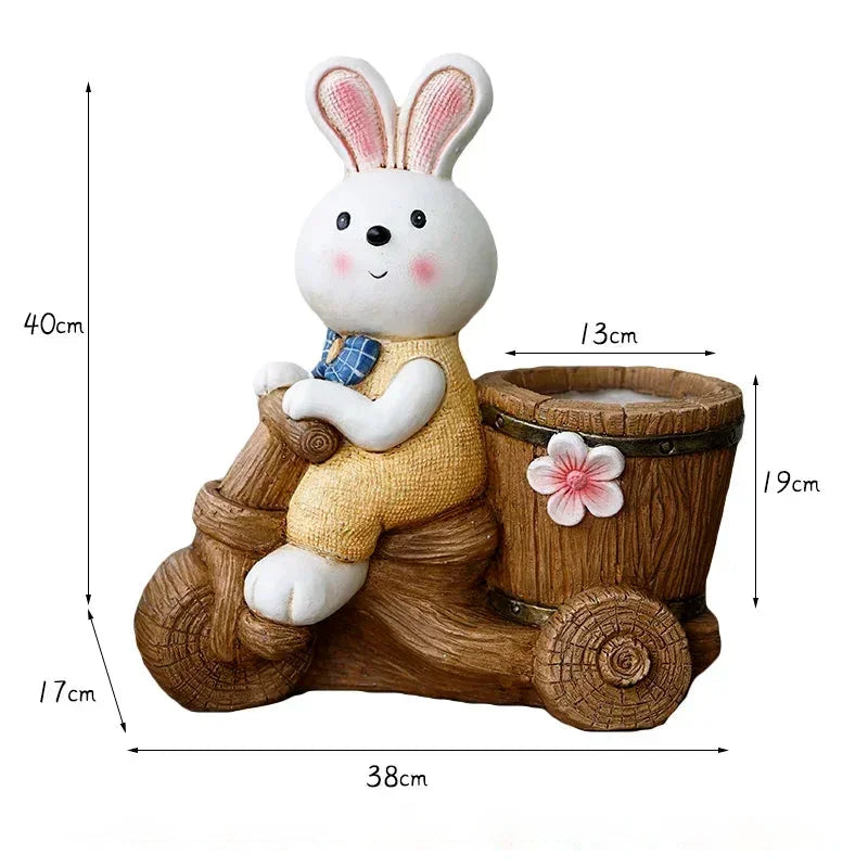 Häschen Blumentopf – Moderne & Outdoor Stil