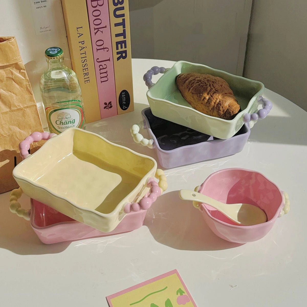 Backblech – Keramik Design – 8 Zoll Rechteck