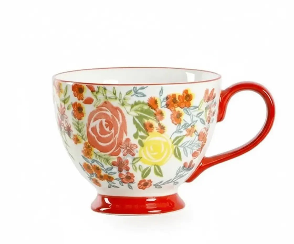 Teetasse – Porzellan – 450ml Handbemalt