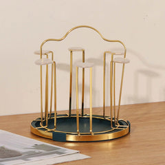 Tassen-Abtropfgestell – Eisen & PP – Tragbarer Organizer