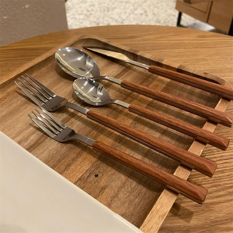 Besteckset – Koreanisch Edelstahl – Umweltfreundlich