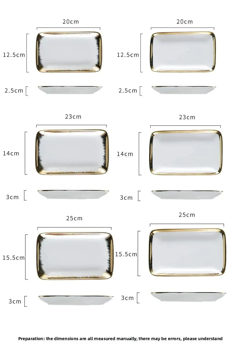 Keramikteller – Modernes quadratisches Design