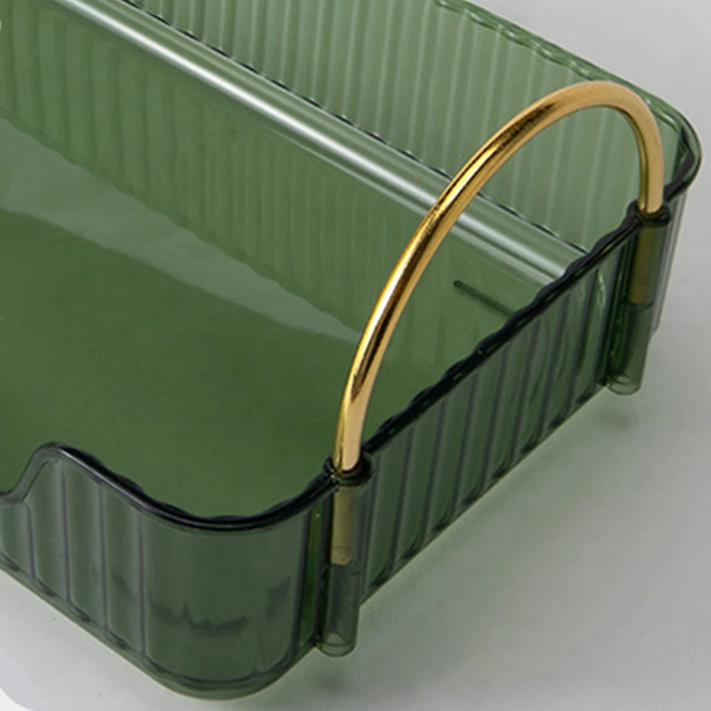 Elegante Aufbewahrungsbox – Klare Optik – Badezimmer Must-have