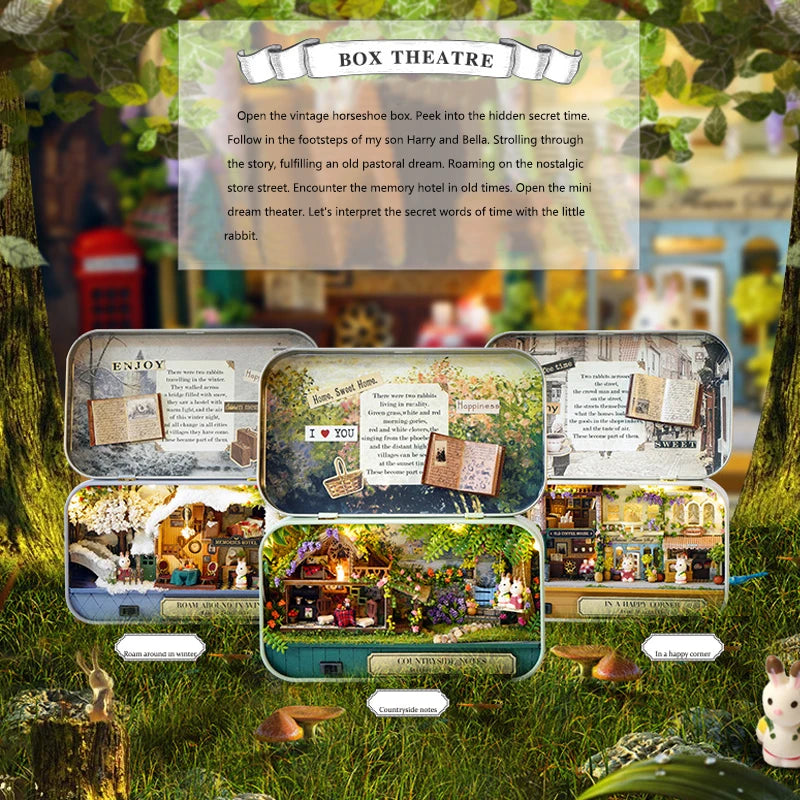 Mini-Puppenhaus – Holz 3D Puzzle – Schlafzimmerdeko