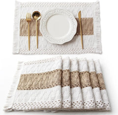 Tischläufer – Boho-Design aus Leinen – Grössenvarianten