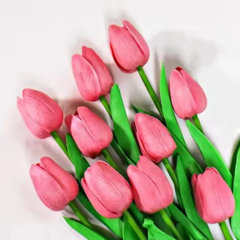 Tulpenstrauss – Realistische Latexblumen – Hochzeit & Wohndekor