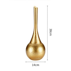 Luxus Toilettenbürsten Set – Gold, Langstiel