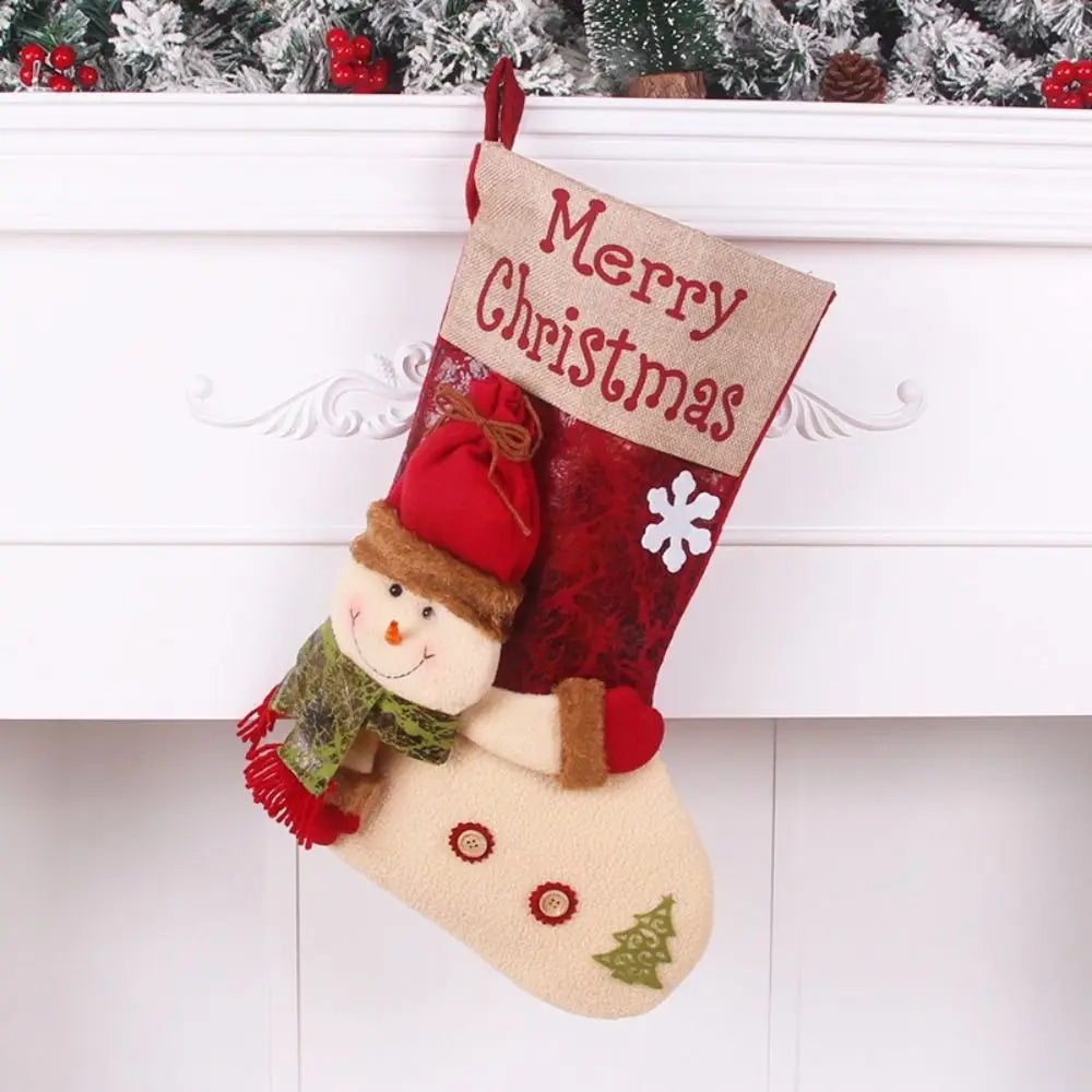 Weihnachtsstrümpfe – Vliesstoff – 28x46CM