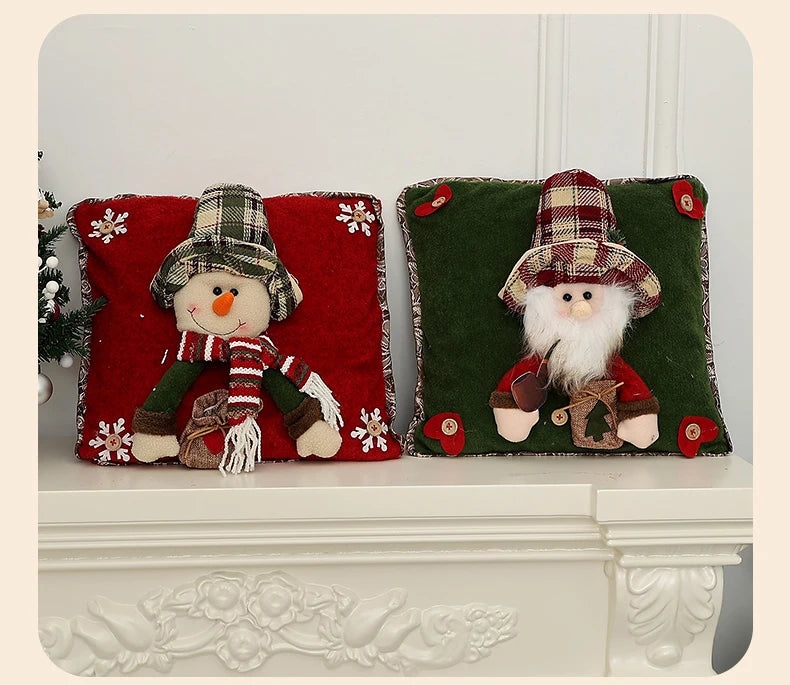 Weihnachtskissenbezug – Stoff Cartoon Design – Party