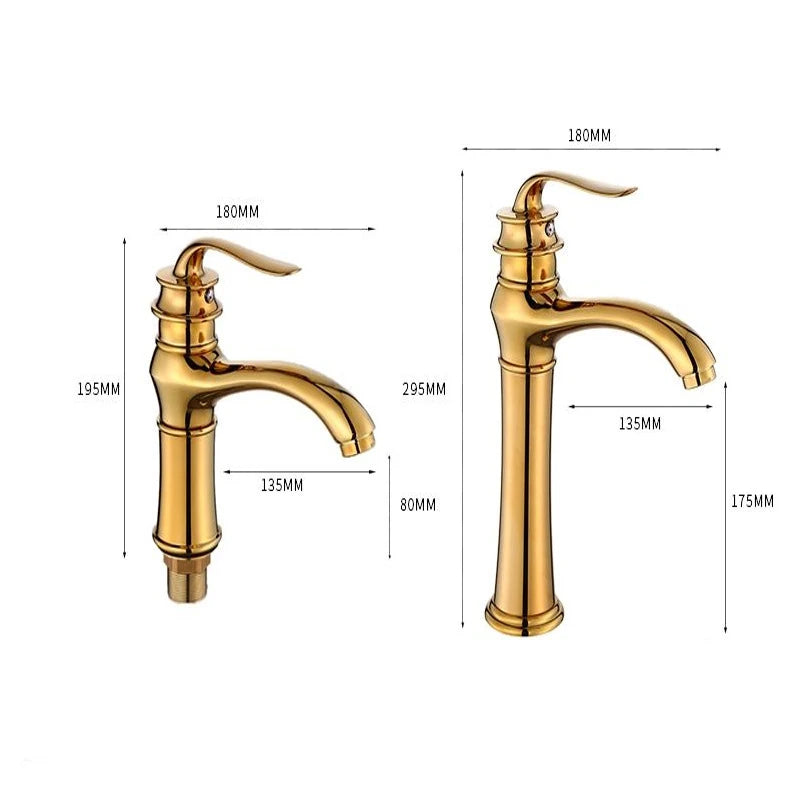 Luxusarmatur – Gold Keramik – Küche/Bad