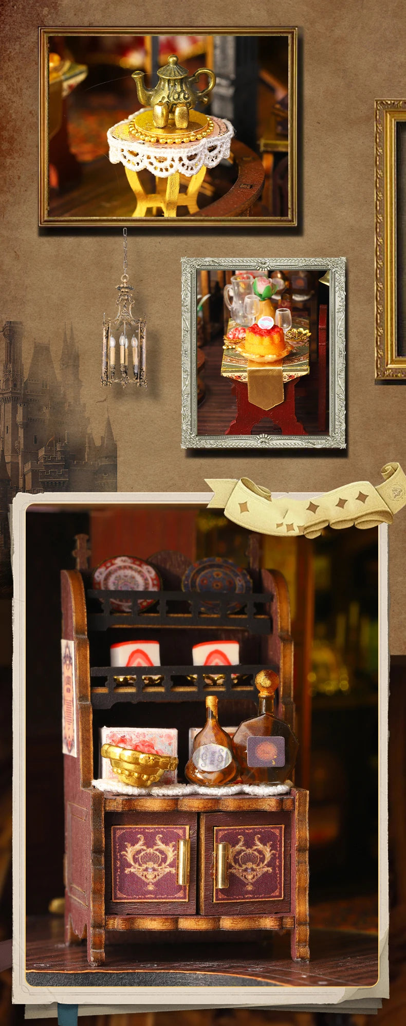 DIY Puppenhaus – Holzmodell – Edinburgh Castle Design