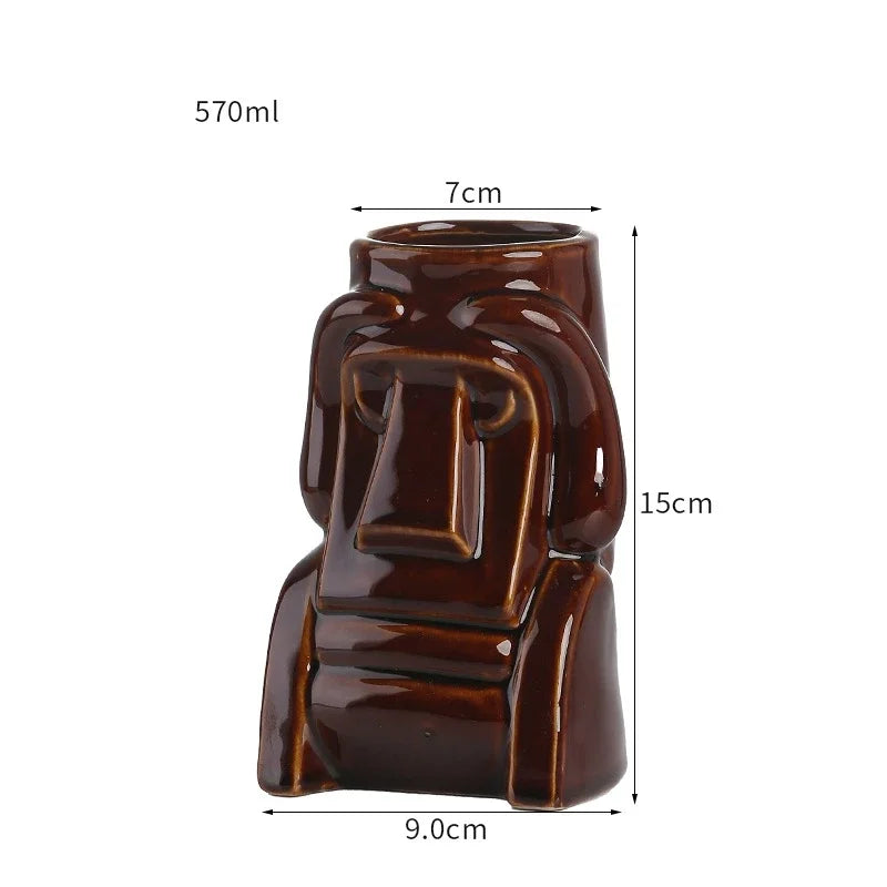 Keramische Tiki-Becher – Amerikanisch Handgemacht – 201-700ml