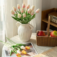 Künstliche Tulpen – Realistisches Design – Biegsame Stiele