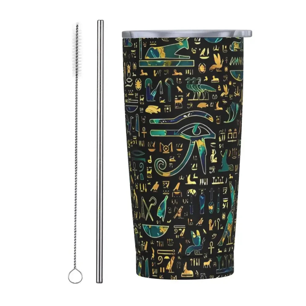 Edelstahlbecher – Kupferkunst Design – Isolierter Becher