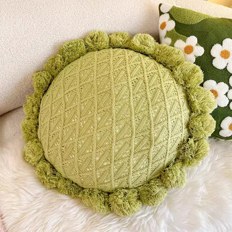 Pastorale Blumen Kissenhülle – Klassisches Baumwolle 45x45cm