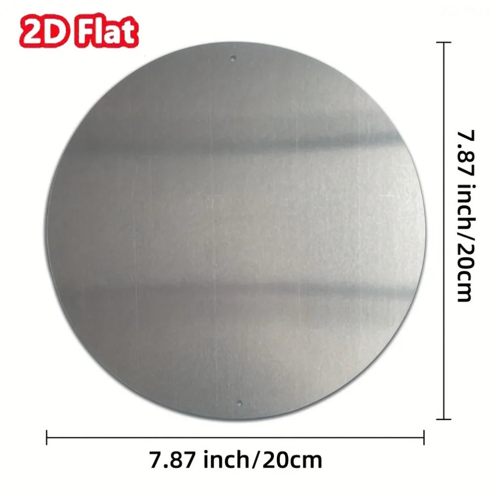 Erzengel Michael Wanddeko – Barock Aluminium – 20x20cm