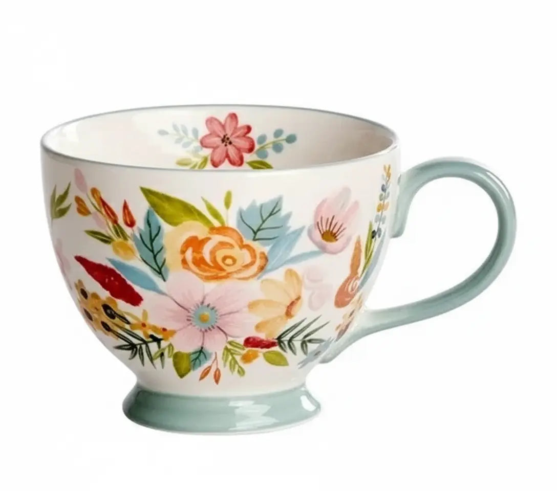 Teetasse – Porzellan – 450ml Handbemalt