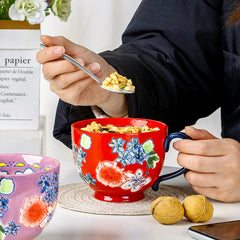 Keramik Kaffeetasse – Handbemaltes Design – 501-600 ml