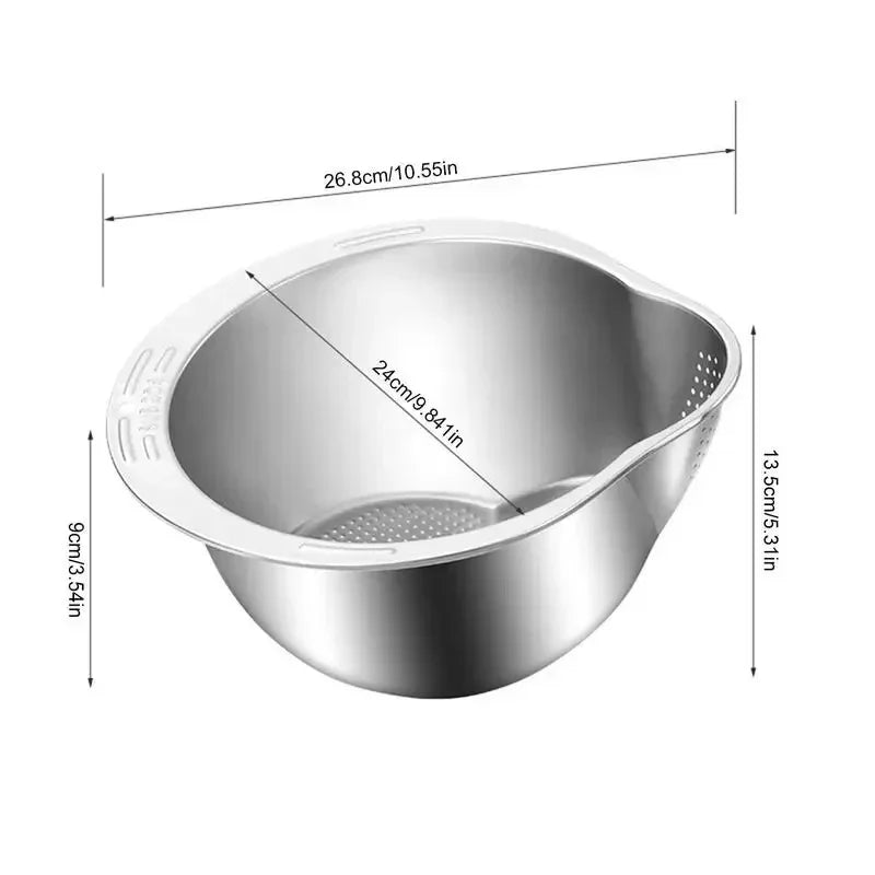 Reiswäscher – Edelstahl umweltfreundliches Design