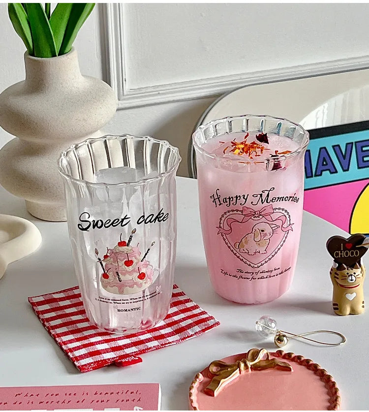 Herz Glas Cool Tasse – Keramikdesign – 500ml Füllmenge