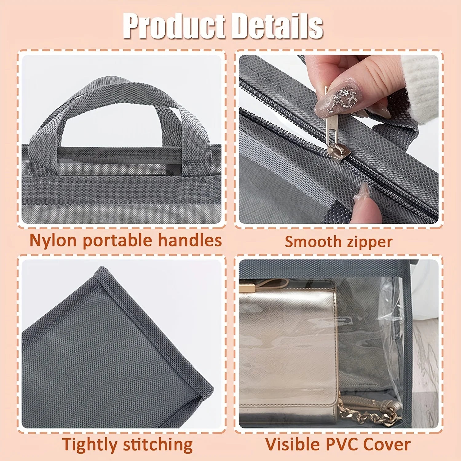 Handtaschen Organizer – Wasserdichtes PVC – Schrank Must-Have