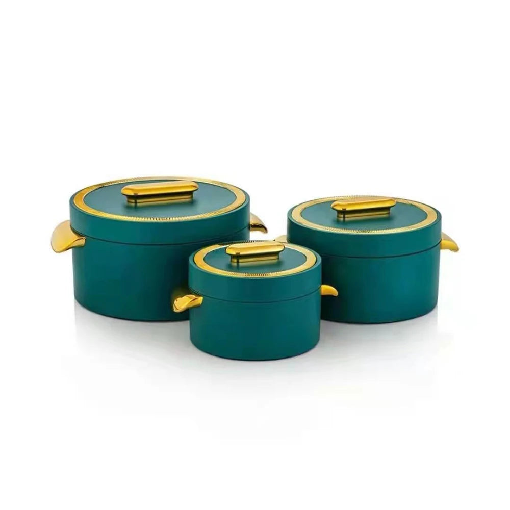 Isolierter Topf Set - Keramik Design - Perfekt für Ramadan 3-tlg