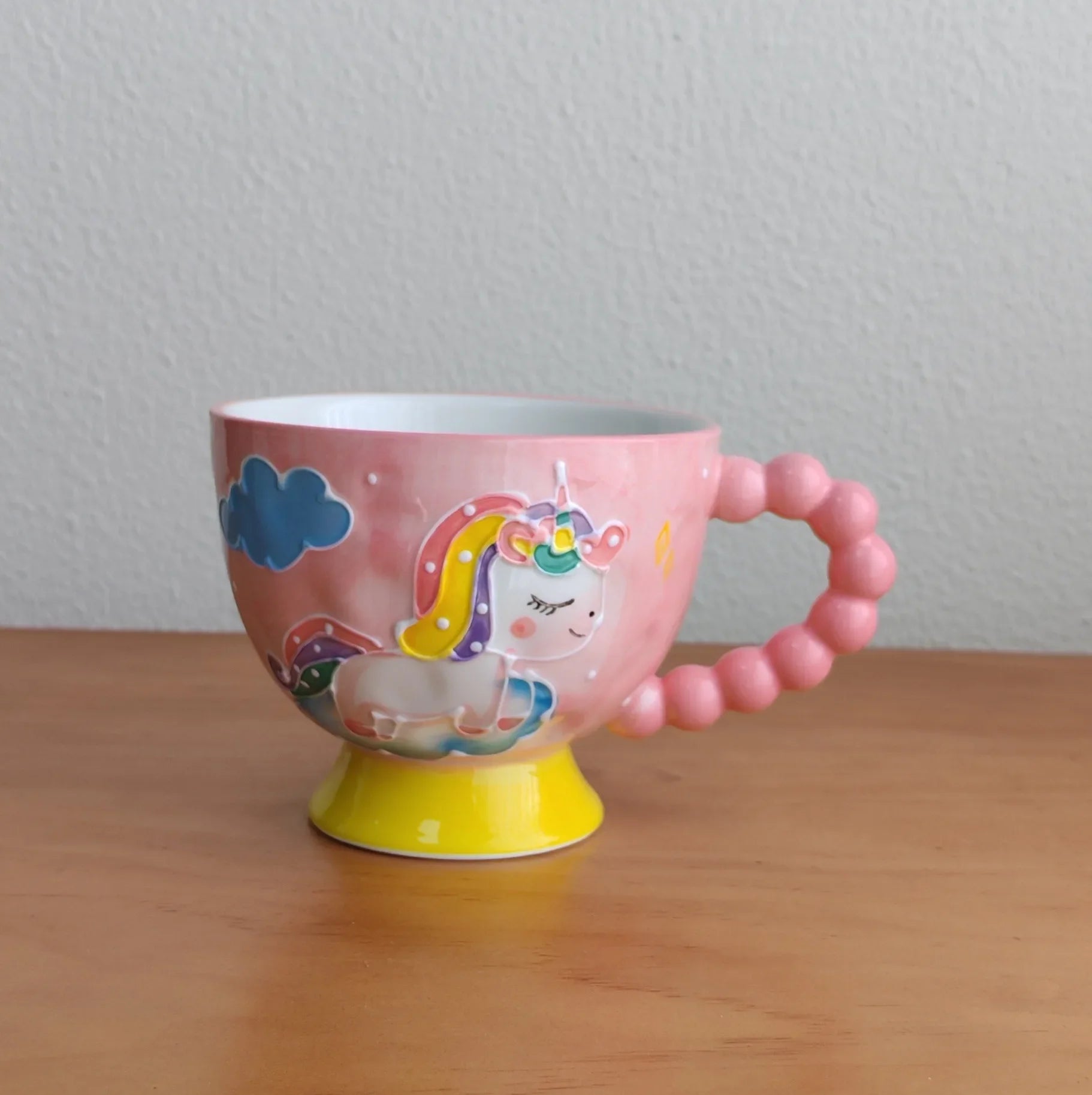 Handbemalte Keramiktassen – 430ml – Frühstücksgenuss