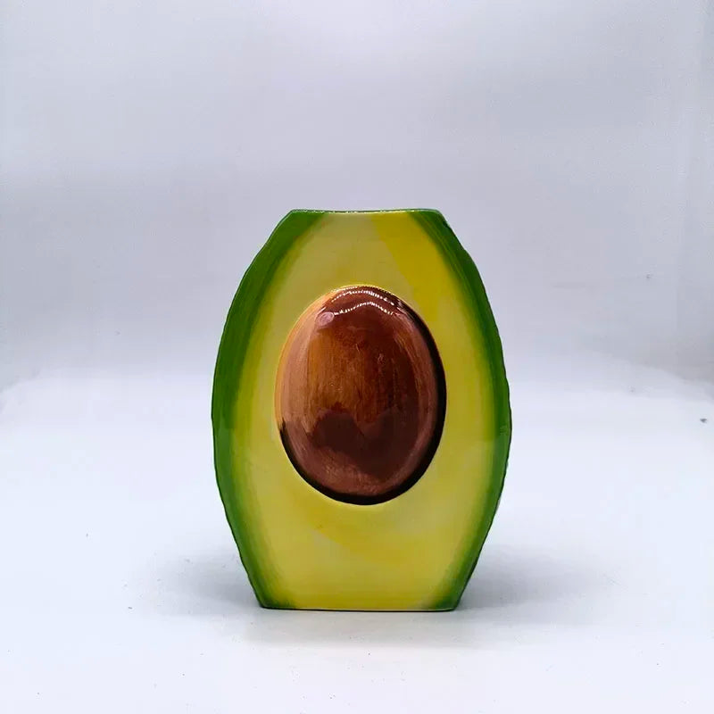 Avocado Vase – Modernes Keramikdesign – Tischdeko