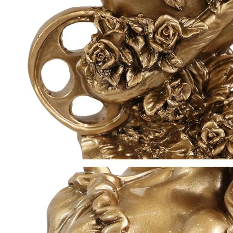 Quarztischuhr – Antikes Metall-Design