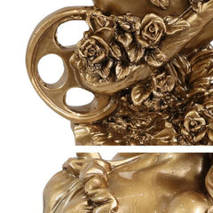 Quarztischuhr – Antikes Metall-Design