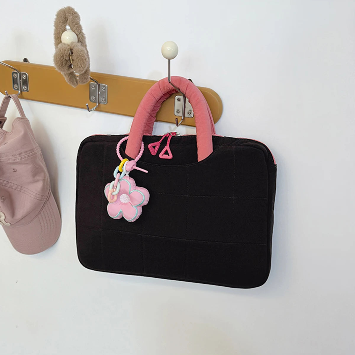 Laptop-Hülle – Polyester Karo – 14/16 Zoll Optionen