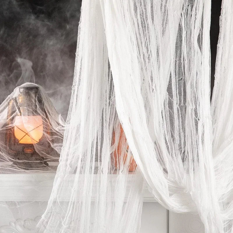 Halloween Gaze - Schwarzes Tuch Design - 76x183cm