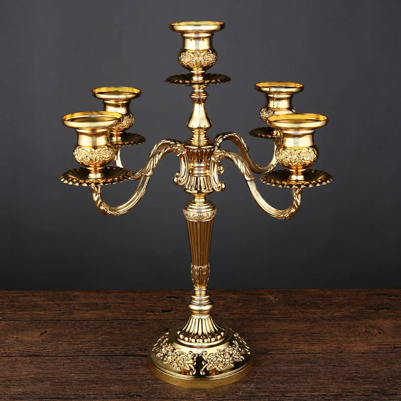 Europäische Kerzenhalter – Metall Romantisches Dinner