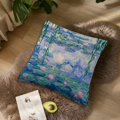 Wasserlilien Kissen – Kunst Design 45x45CM