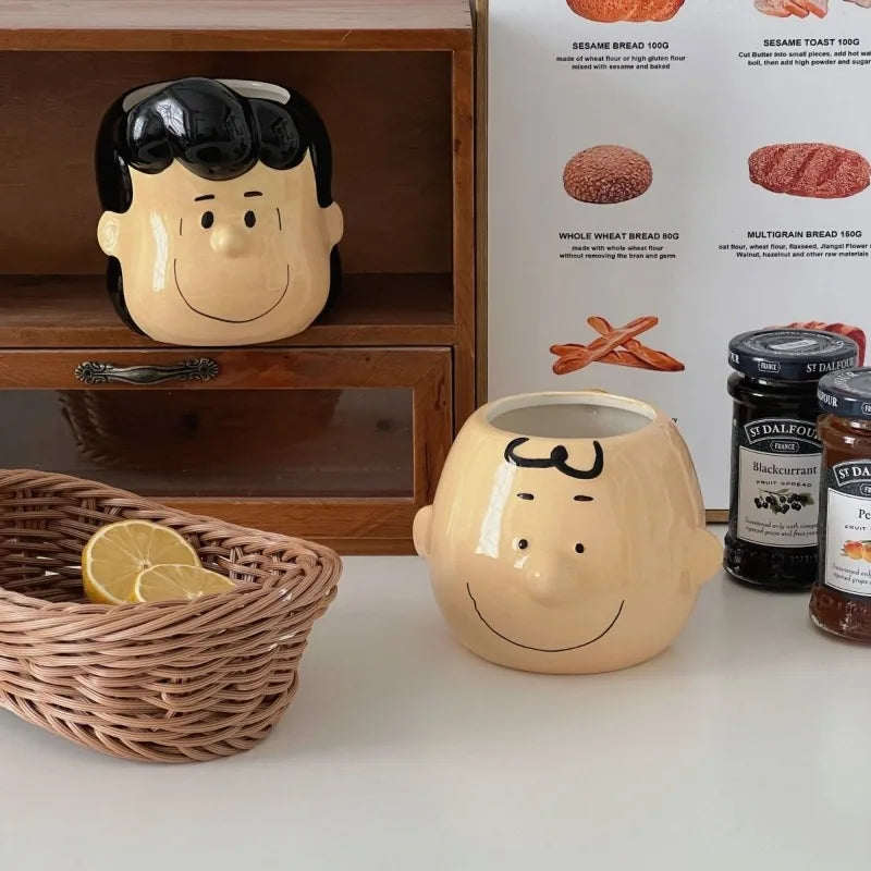 Keramik Snoopy Tasse – Kawaii Cartoon Design 400-500ml