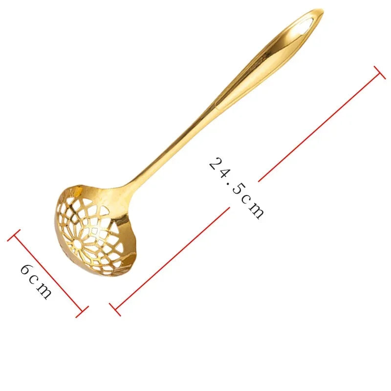 Goldener Besteckhalter – Edelstahl – Küchenerlebnis