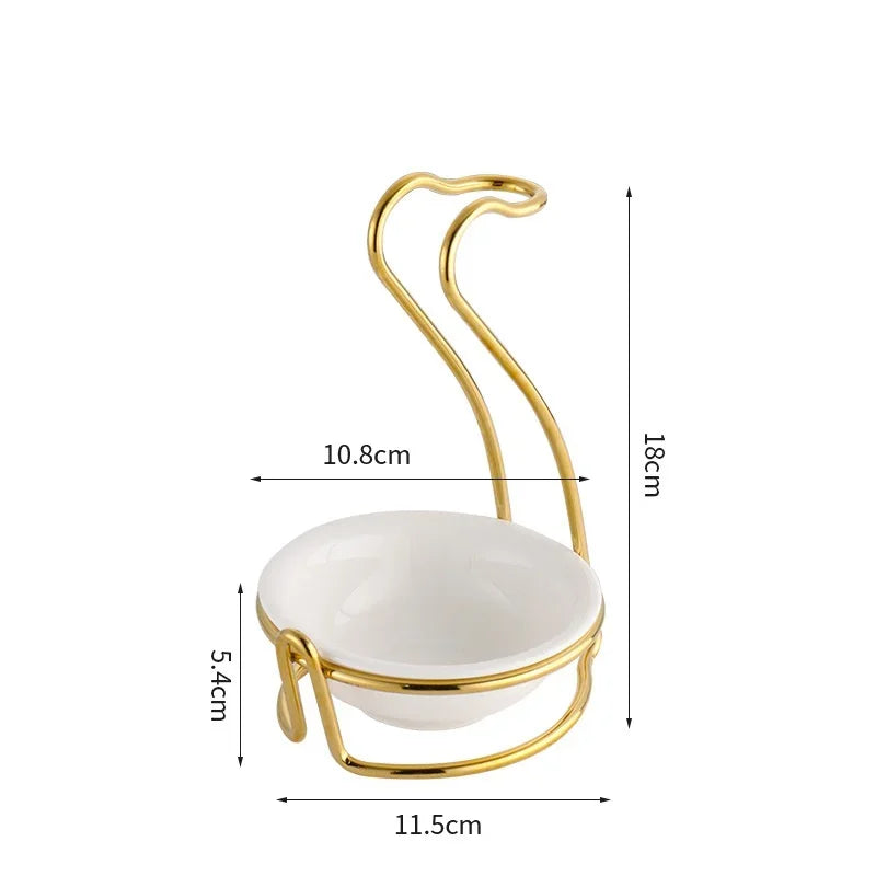 Goldener Besteckhalter – Edelstahl – Küchenerlebnis