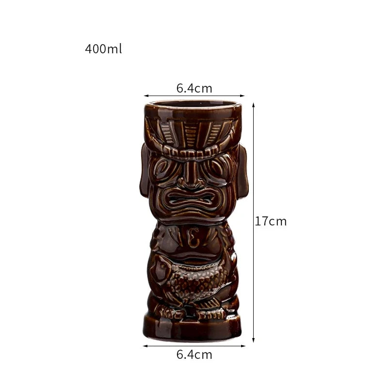Keramische Tiki-Becher – Amerikanisch Handgemacht – 201-700ml