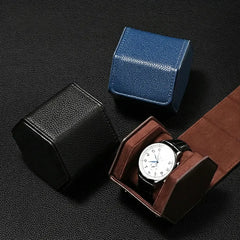 Uhrenbox Organizer – PU Leder, Hexagonal, Reisegrösse