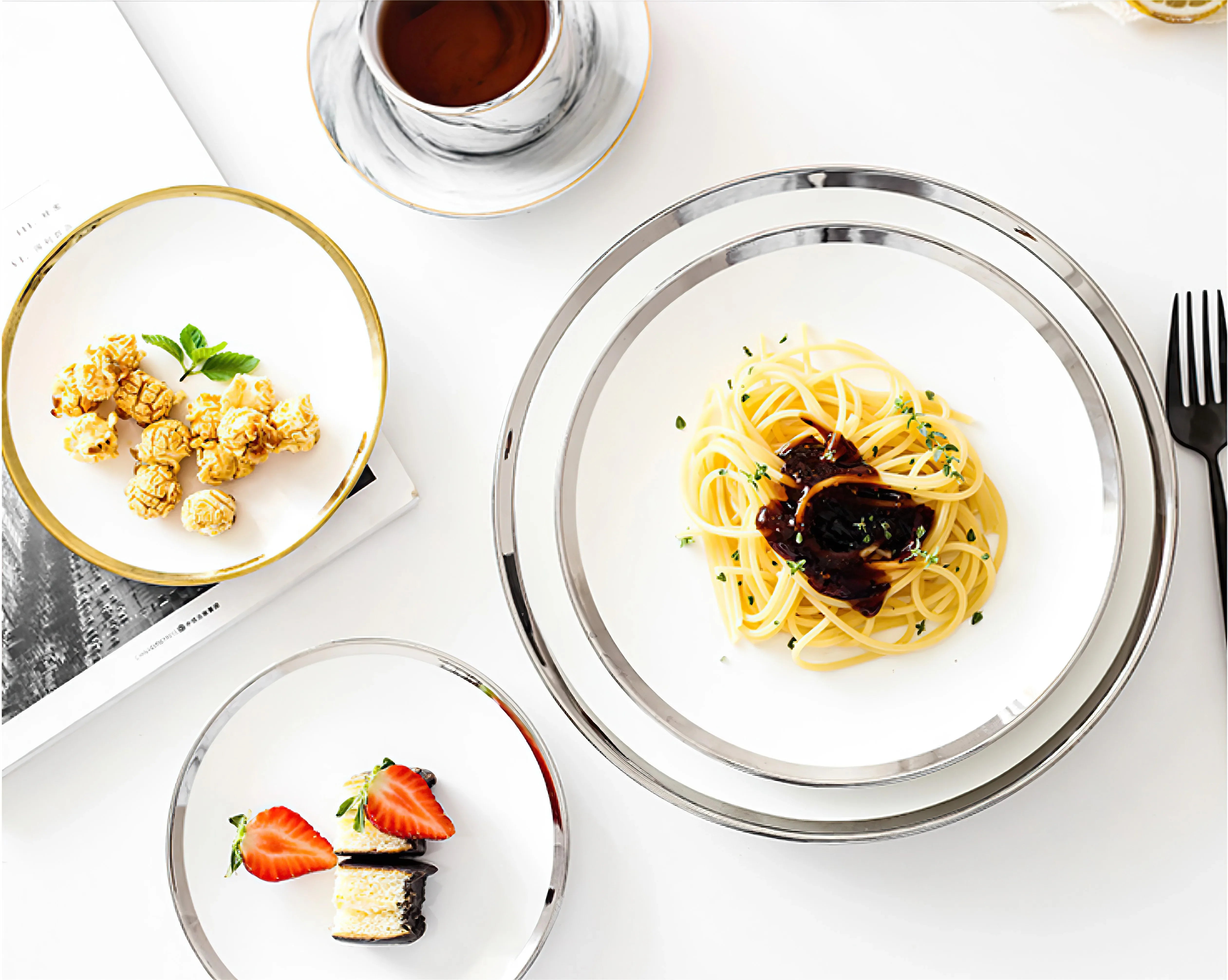 Keramikteller – Nordische Feinporzellan – Verschiedene Grössen