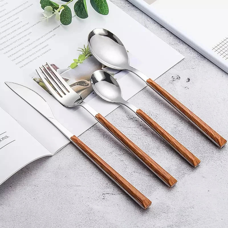 Besteckset – Koreanisch Edelstahl – Umweltfreundlich