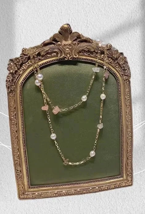 Schmuckständer – Retro-Samt-Design – Verschiedene Farben