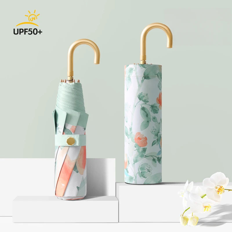 Premium Schirm – Metallfaser – UV & Regen Schutz