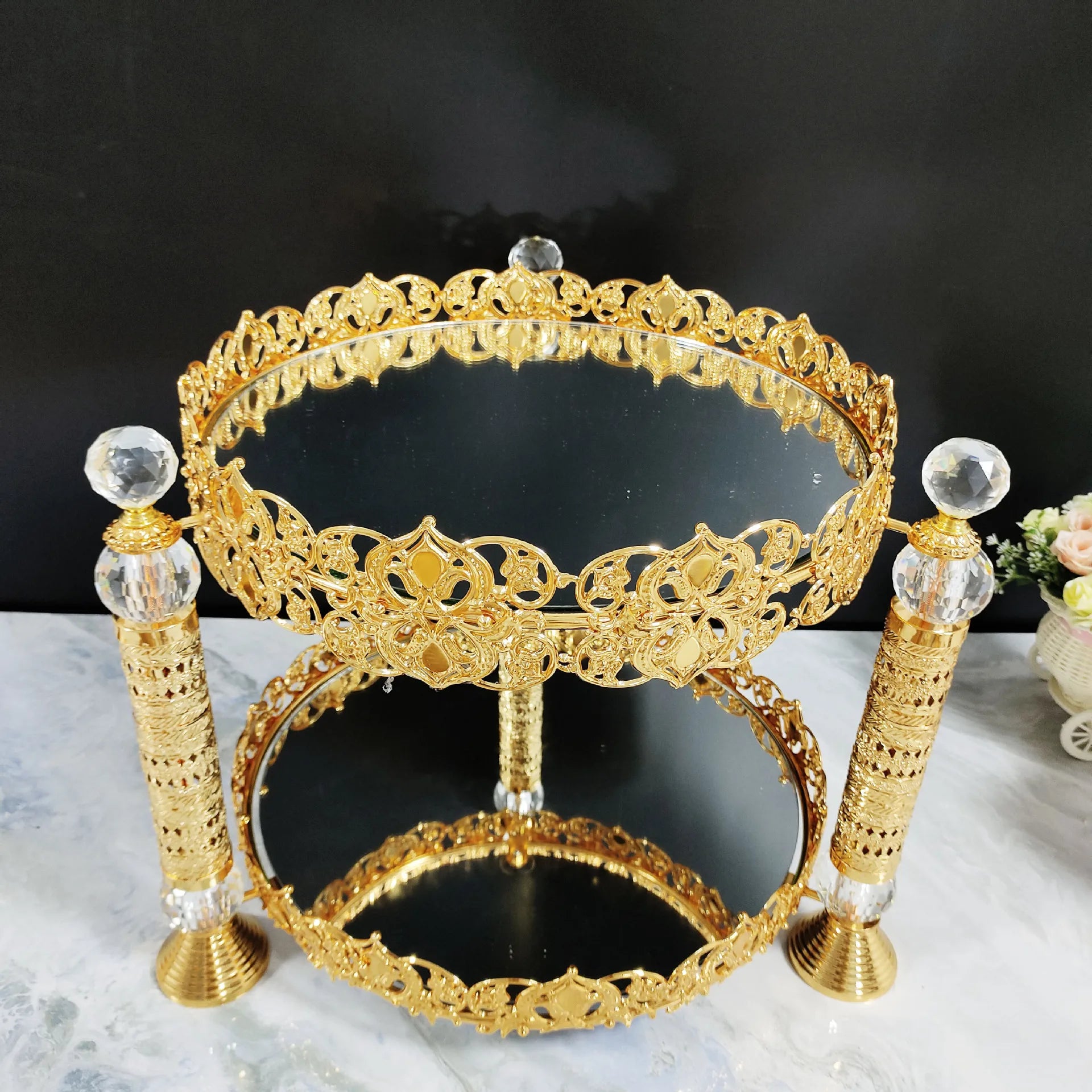 Luxus-Räuchergefäss – Metall/Glas Design – Arabischer Stil