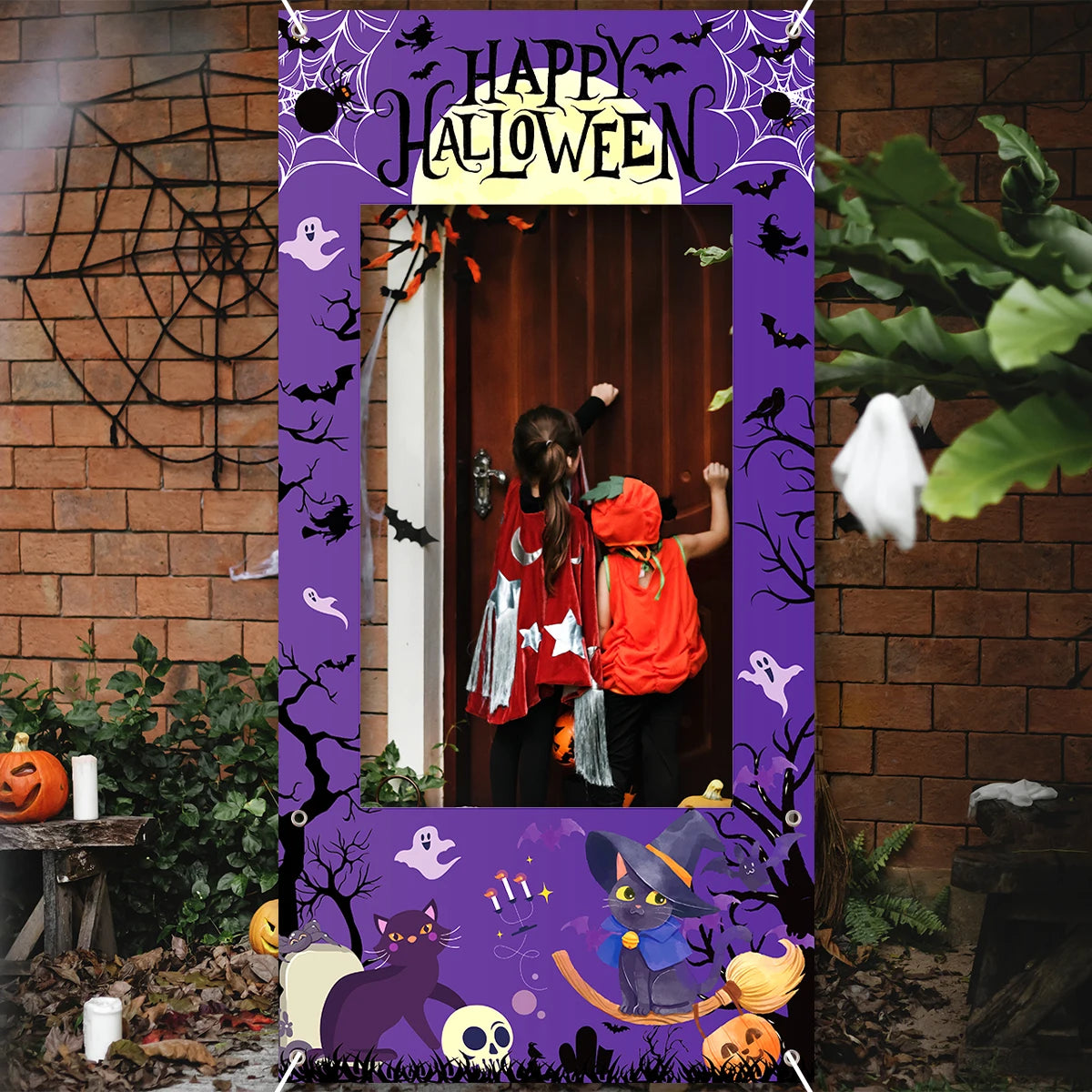 Halloween Fotorequisiten – Papierrahmen – 120x60cm