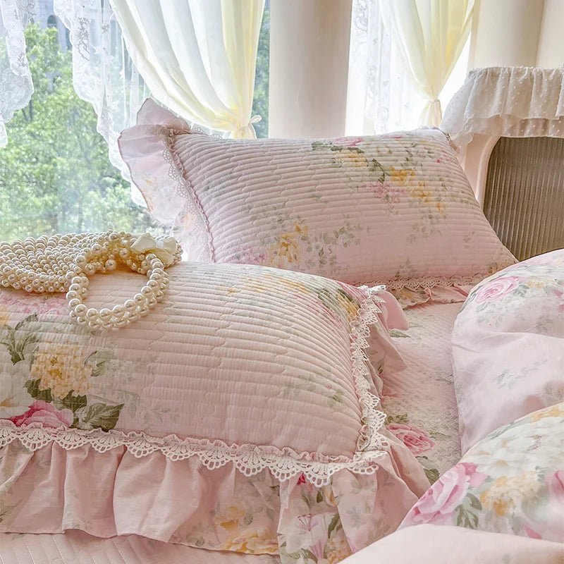 Baumwoll-Bettwäsche – Koreanischer Prinzessinnenstil – Verschiedene Grössen