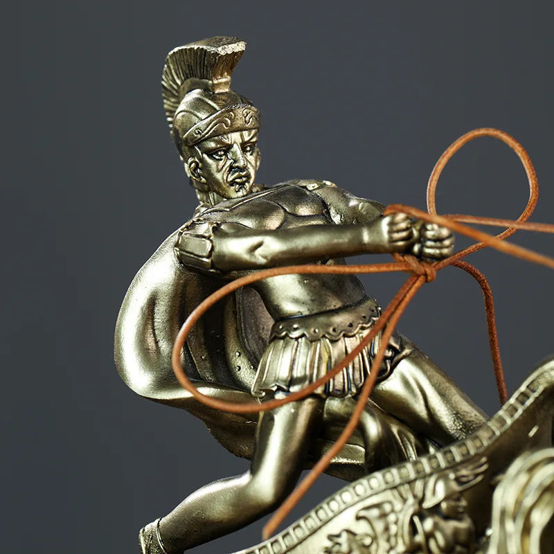 Römische Kriegerstatue - Antike Optik - Dekorationsstück
