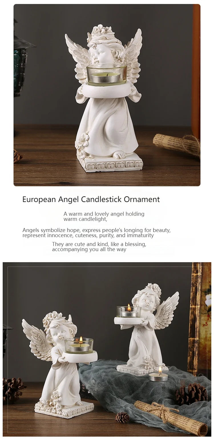 Vintage Engel Kerzenständer – Einzigartiges Design – Partydeko