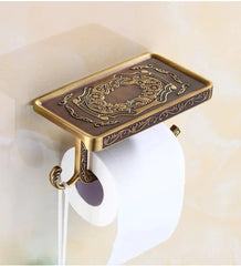Toilettenpapierhalter – Vintage Aluminium – Wandmontage