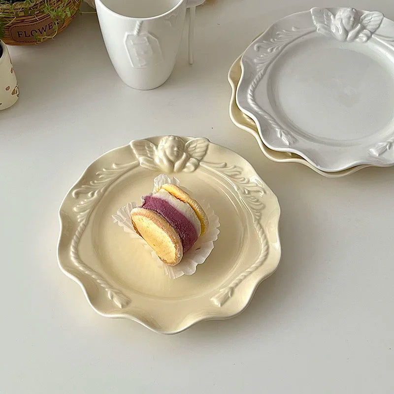 Keramikteller – Französischer Stil Relief – 7.8" Grösse